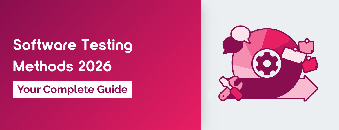 Gears symbolize the interlocking of various software testing methods in 2026